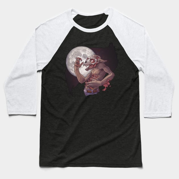 Neverending Curse Baseball T-Shirt by CoffeeBlack